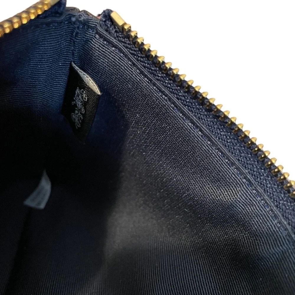 Coach crossgrain leather